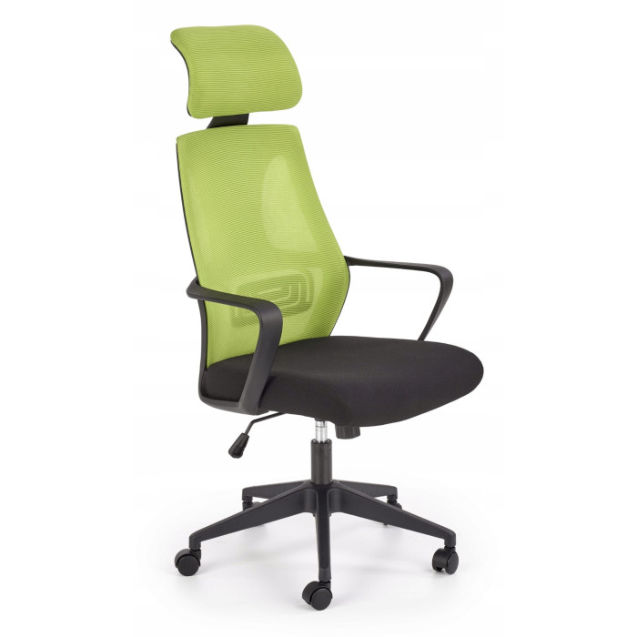 Ergonomiczny Fotel Biurowy VALDEZ Do Pracy Czarno/Zielony