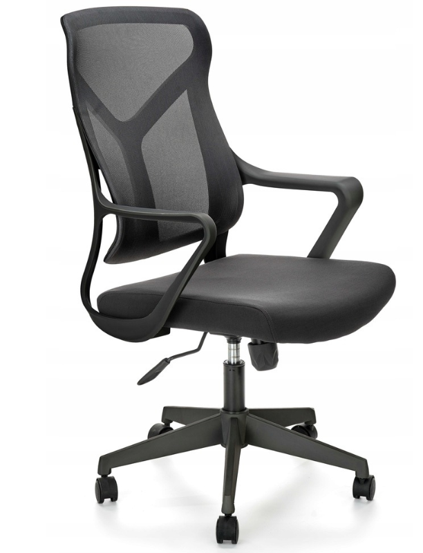 Fotel SANTO Czarny Biurowy Obrotowy Krzesło